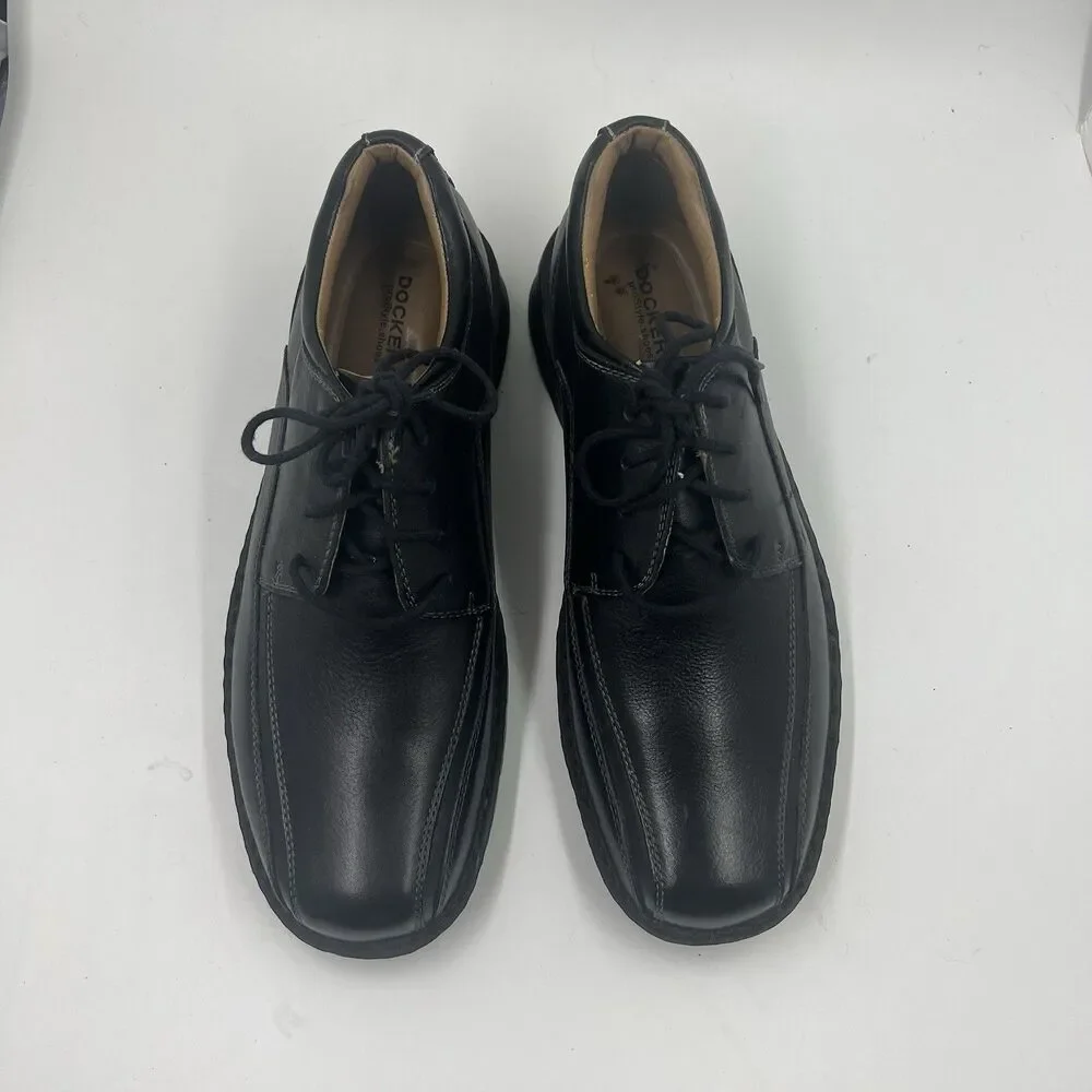 Dockers Shoes Mens 9 M Trustee ProStyle All Motion Oxford Black Leather